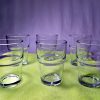 Transparent 6 oz (177 ml) glass x 6 pieces
